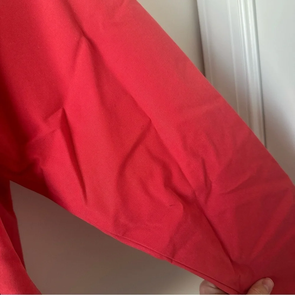 Women’s Vintage Rain Jacket Quarter Zip Hoodie Casual Corner Annex Pink VTG - Picture 10 of 11